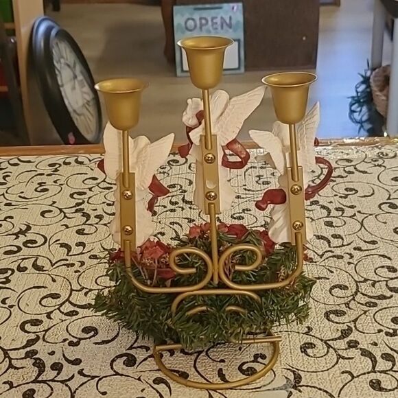 Angel Candlesticks Holder - Picture 3 of 9